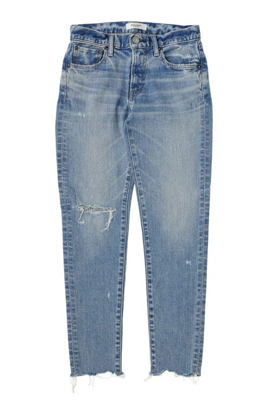 Denim Moussy Denim | Moussy Denim Depew Skinny Jeans In Light Blue