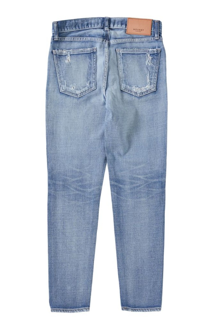 Denim Moussy Denim | Moussy Denim Lenwood Skinny Jeans In Light Blue