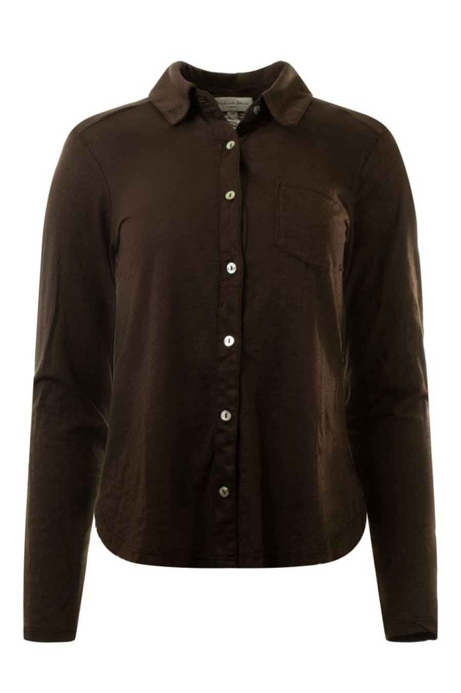 Tops MICHAEL STARS | Michael Stars Ayla Button Down Shirt In Java