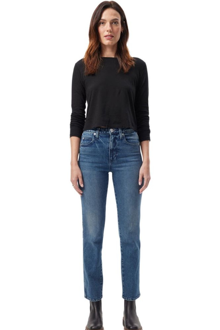 Denim Amo Denim | Amo Denim Chloe Crop In True Love