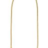 Accessories CLARE V. | Clare V. Snake Chain Shoulder Strap In Vintage Gold