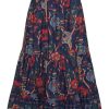 Pants, Shorts, & Skirts Cara Cara | Cara Cara Chase Skirt In Evening Baroque Floral