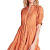 Dresses & Jumpsuits Trovata | Trovata Birds Of Paradis Phoebe Dress In Turmeric Ivy