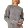 Sweaters One Grey Day | One Grey Day Bardot Pullover In Medium Heather Grey