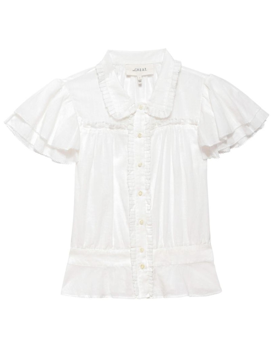 Tops The Great | The Great The Gardenia Top In White