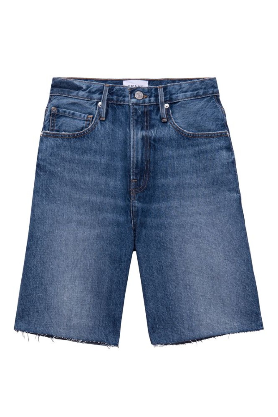 Pants, Shorts, & Skirts Frame Denim | Frame Denim High Rise Bermuda Shorts In Del Amo