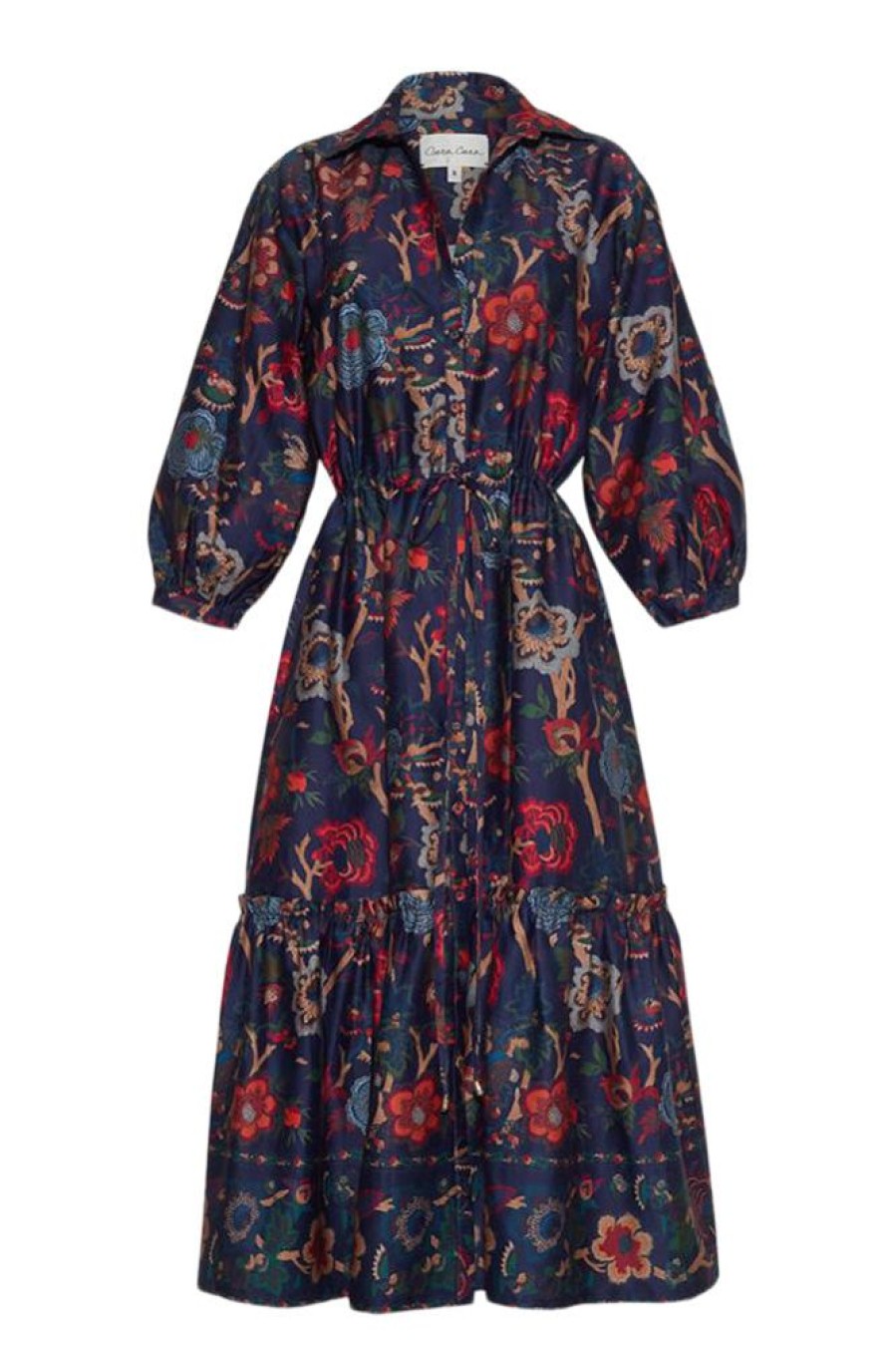 Dresses & Jumpsuits Cara Cara | Cara Cara Hutton Dress In Evening Baroque Floral