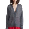 Sweaters Apiece Apart | Apiece Apart Softest Tissue Weight Cardigan In Charcoal