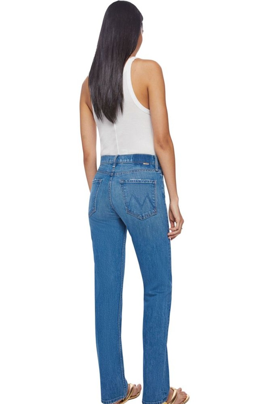 Denim Mother Denim | Mother Denim The Smarty Pant Skim In Flashback