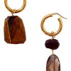 Jewelry CHAN LUU INC. | Chan Luu Voyage Hoops In Tiger'S Eye Mix