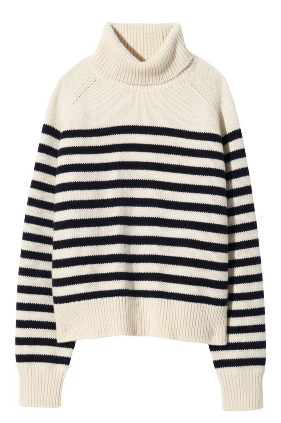 Sweaters NILI LOTAN | Nili Lotan Gideon Sweater In Ivory Dark Navy Stripe