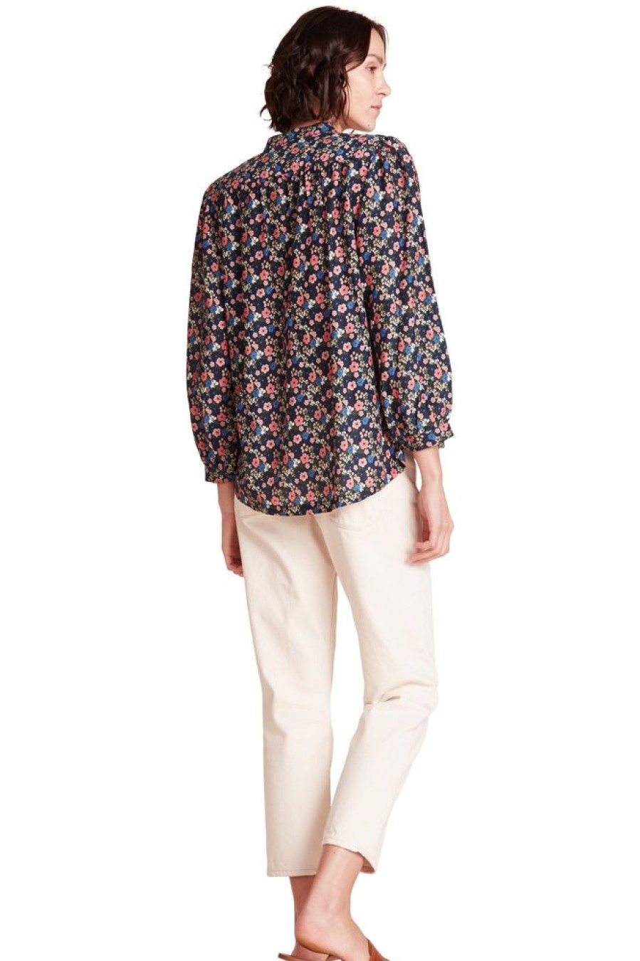 Tops Trovata | Trovata Birds Of Paradis Bailey Blouse In Rolling Hills