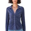 Tops SUNDRY | Sundry Long Sleeve Button-Down Top