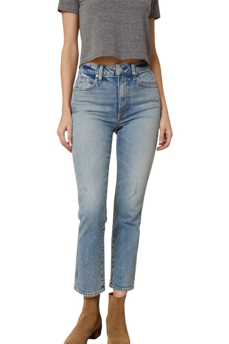 Denim Amo Denim | Amo Denim Chloe Crop Jeans In Liberty Liberty Wash