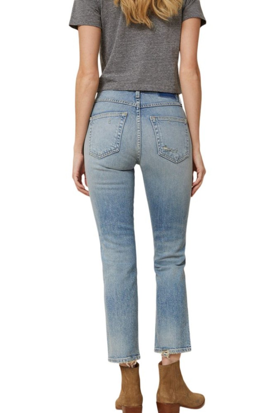 Denim Amo Denim | Amo Denim Chloe Crop Jeans In Liberty Liberty Wash