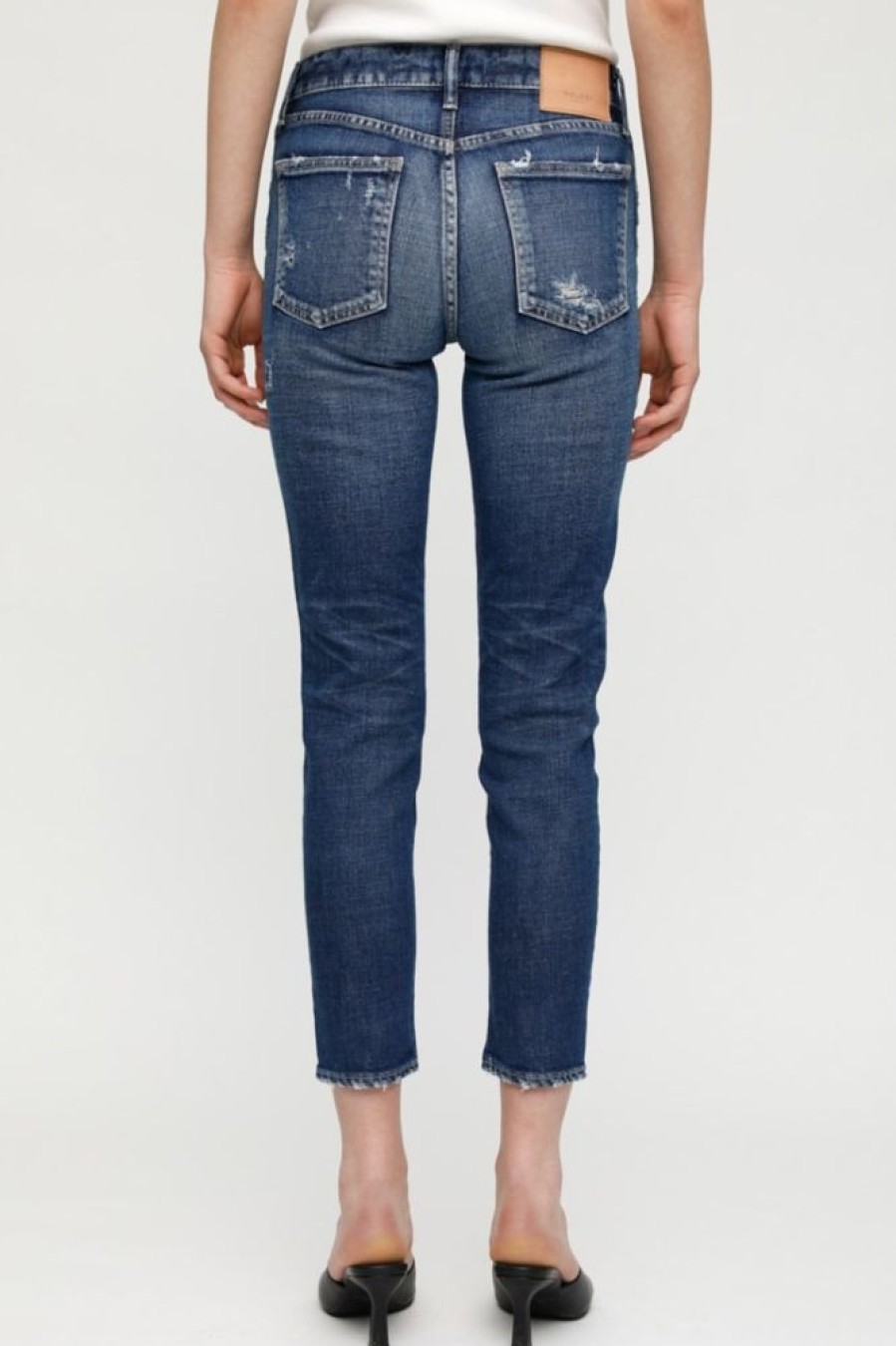 Denim Moussy Denim | Moussy Gleedsville Skinny In Blue