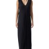 Dresses & Jumpsuits ATM AnthonyThomas Melillo | Atm Vintage Jersey Sleeveless V-Neck Tea Dress In Black