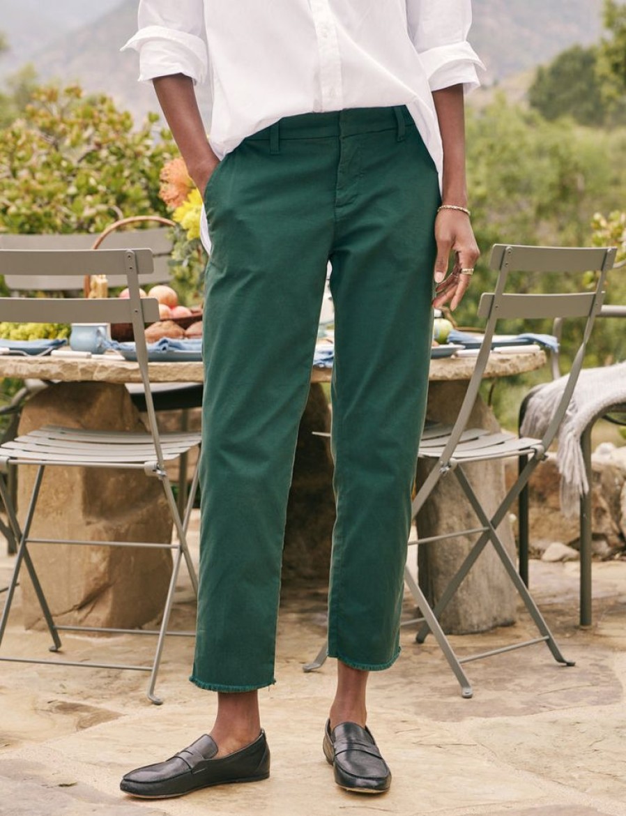 Pants, Shorts, & Skirts Frank & Eileen | Frank & Eileen Wicklow Italian Chino In British Racing Green Bright Racing Green