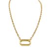 Jewelry Haus of Alloy | Haus Of Alloy Long Link Chain With Oval Latch Clasp Yellow Gold