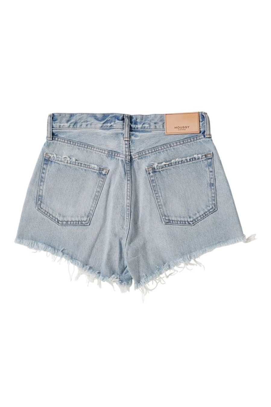 Denim Moussy Denim | Moussy Denim Mathews Shorts In Light Blue