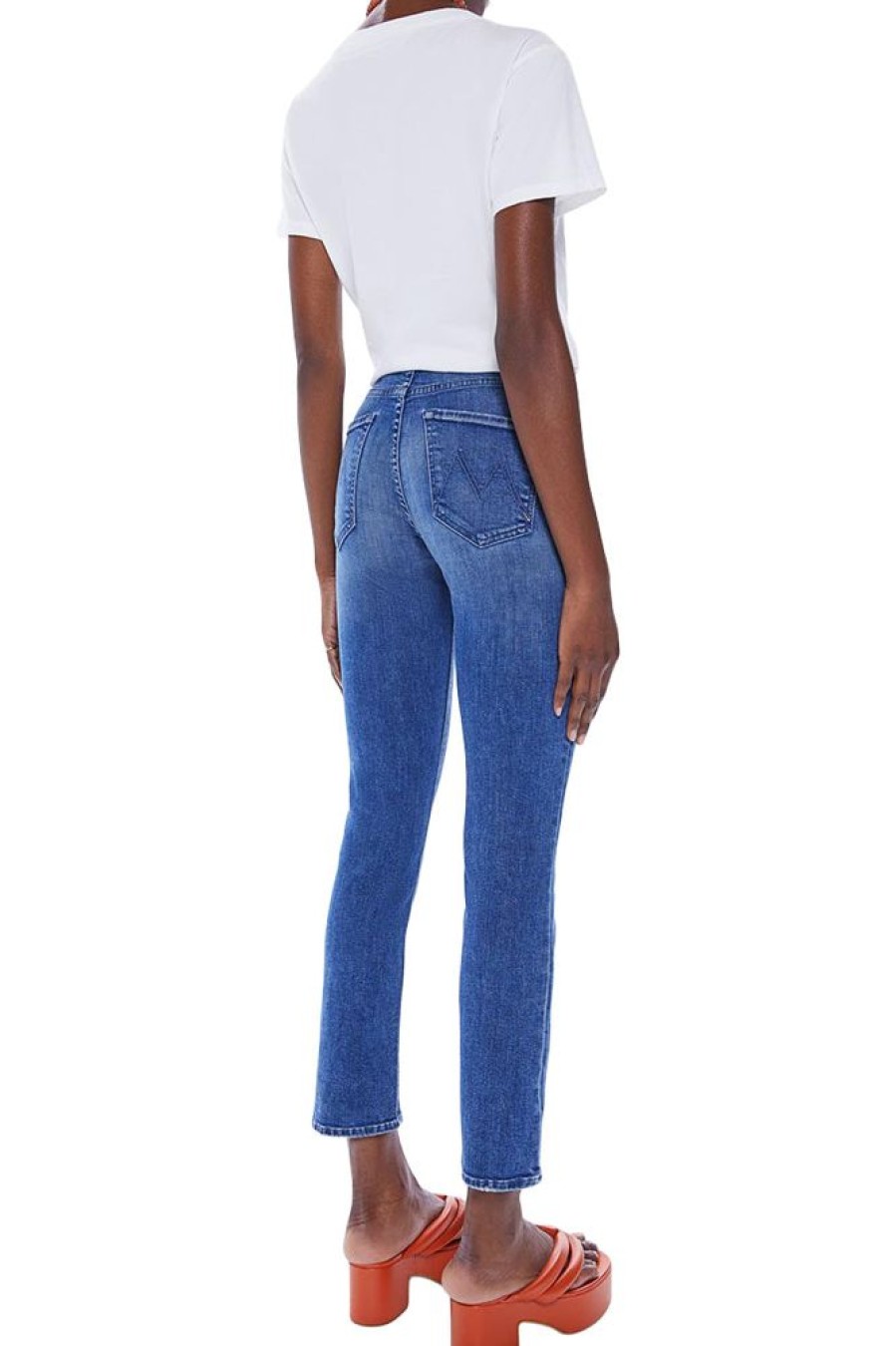 Denim Mother Denim | Mother Denim Mid Rise Dazzler In Wish On A Star