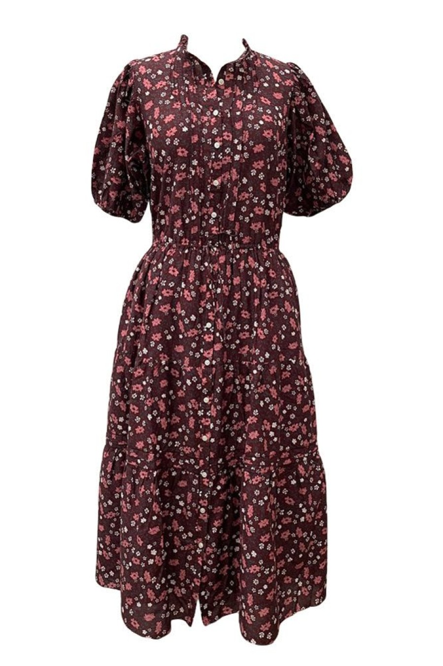 Dresses & Jumpsuits Trovata | Trovata Birds Of Paradis Hildie Dress In Plum Blossom