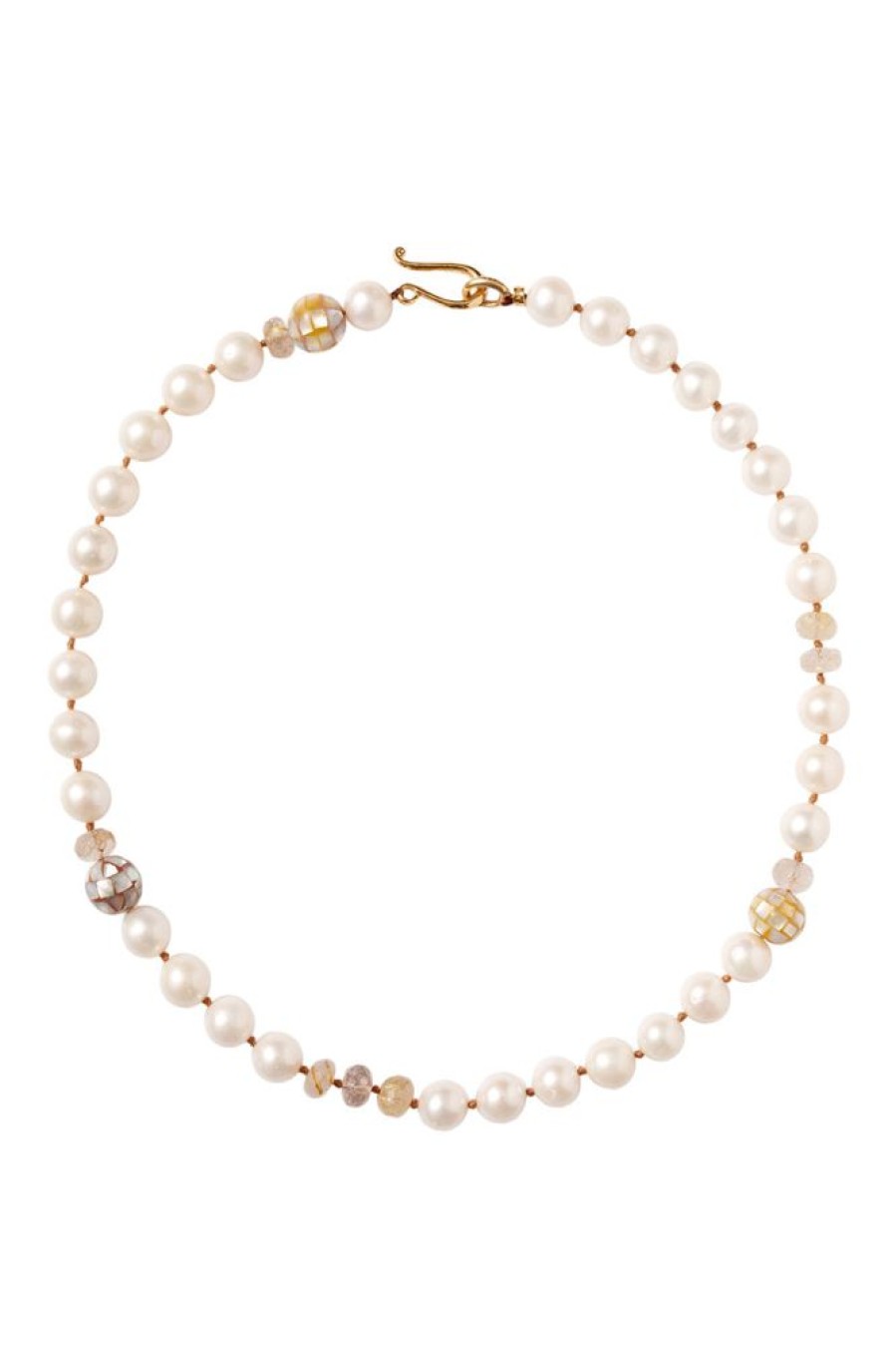 Jewelry CHAN LUU INC. | Chan Luu Necklace In White Pearl Mix