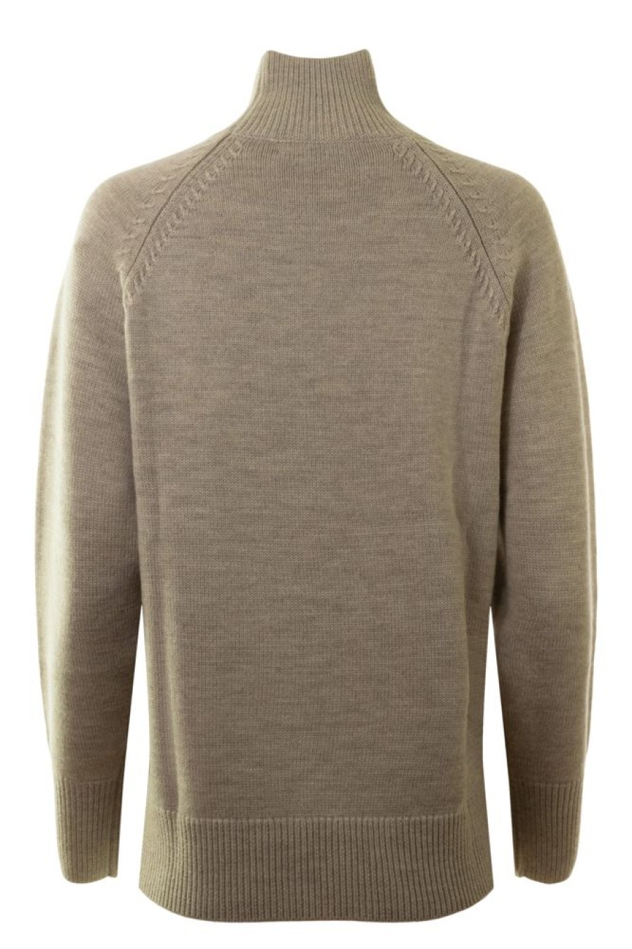 Sweaters REPEAT | Repeat Cashmere Raglan Turtleneck In Stone