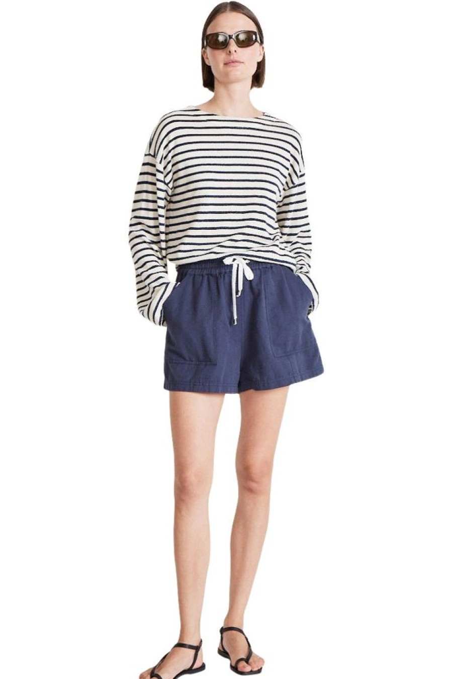 Pants, Shorts, & Skirts Apiece Apart | Apiece Apart Surf Short In Navy