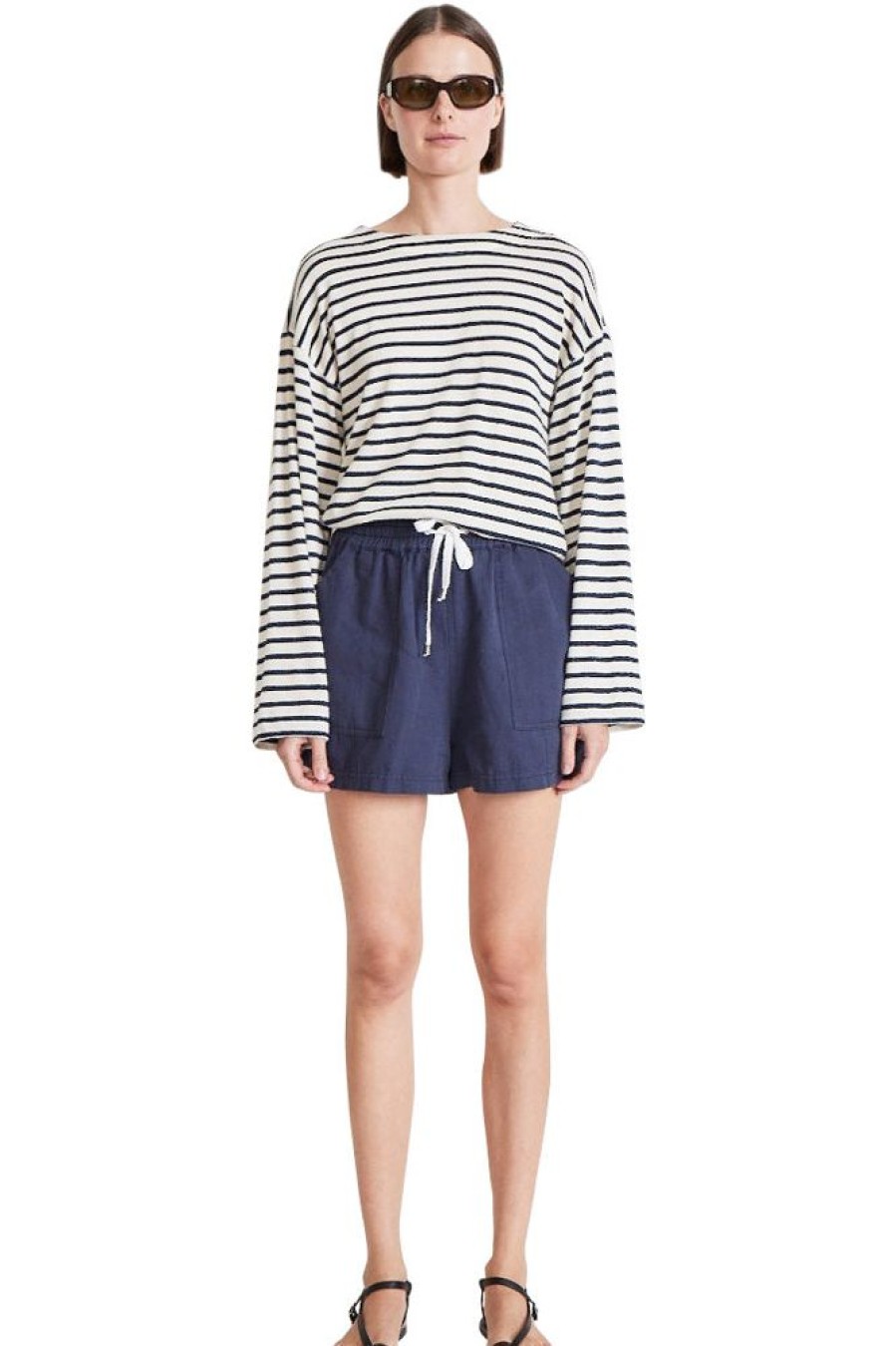 Pants, Shorts, & Skirts Apiece Apart | Apiece Apart Surf Short In Navy