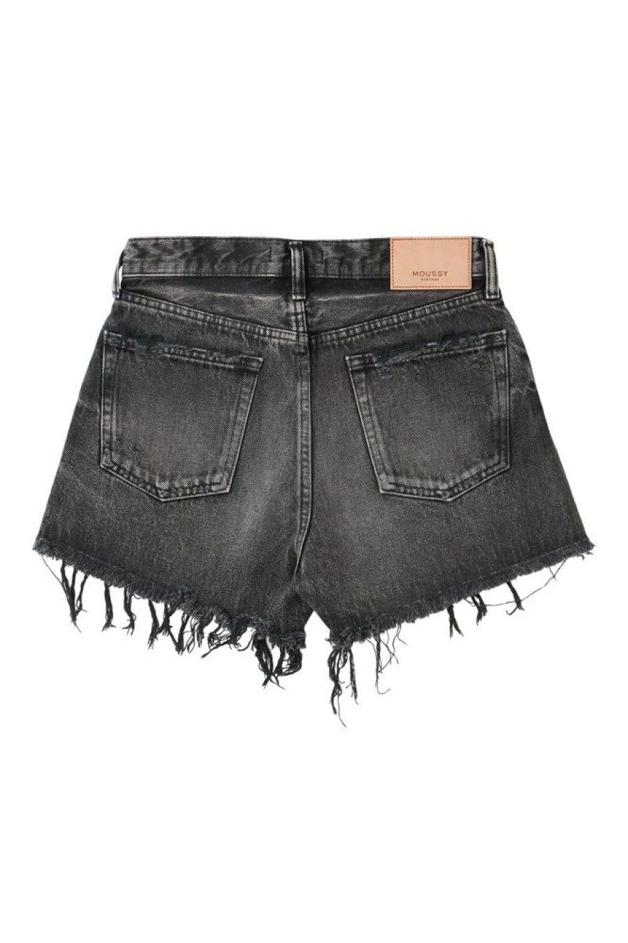 Denim Moussy Denim | Moussy Denim Perrysburg Shorts In Light Black