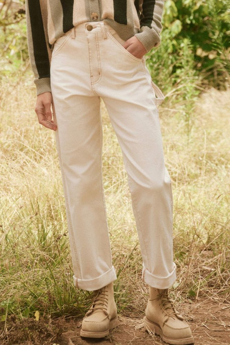 Pants, Shorts, & Skirts The Great | The Great The Carpenter Pant In Natural