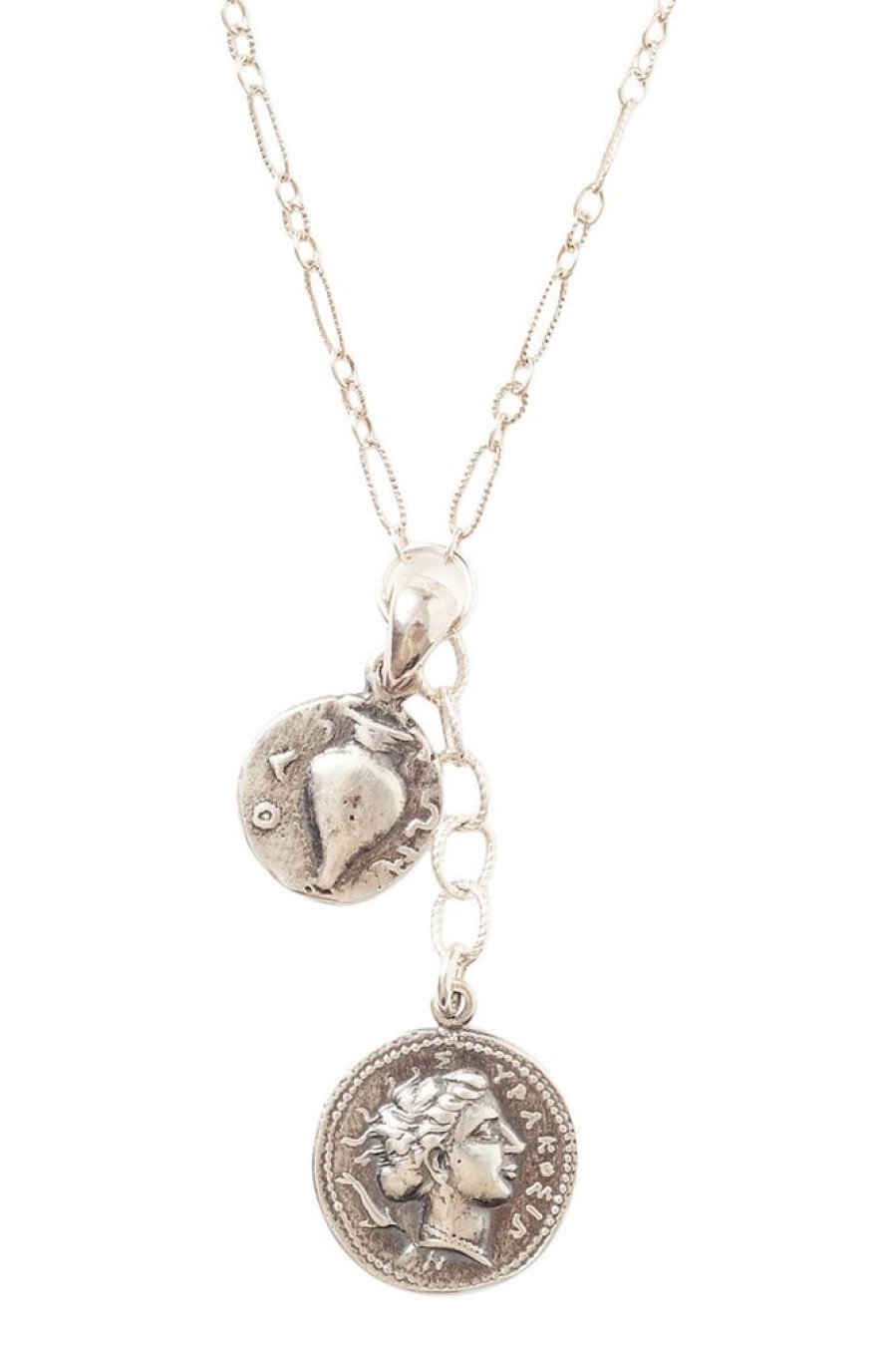 Jewelry CHAN LUU INC. | Chan Luu Daphne Charm Necklace In Silver