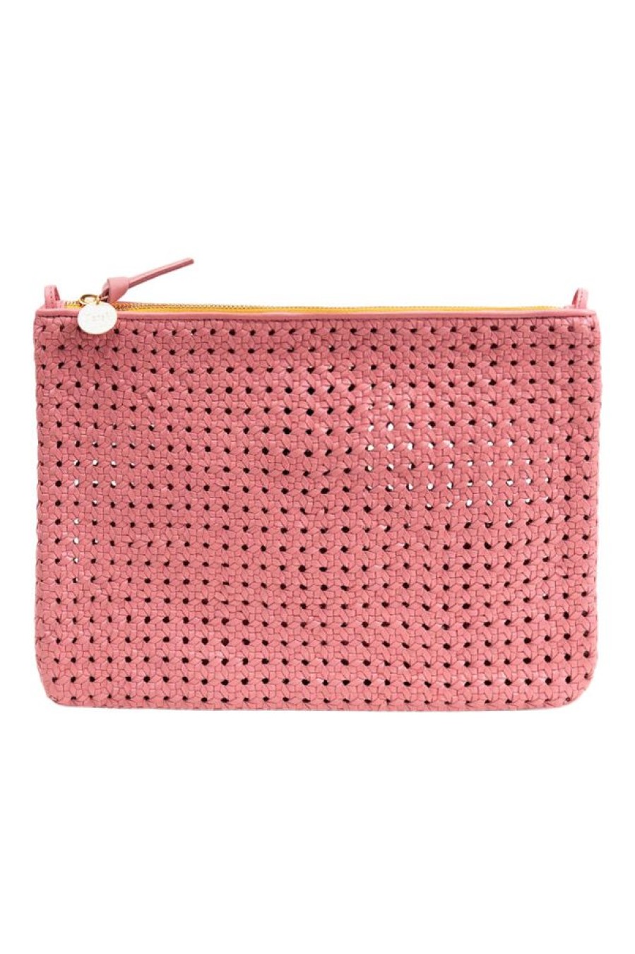 Accessories CLARE V. | Clare V. Flat Clutch With Tabs In Petal Rattan