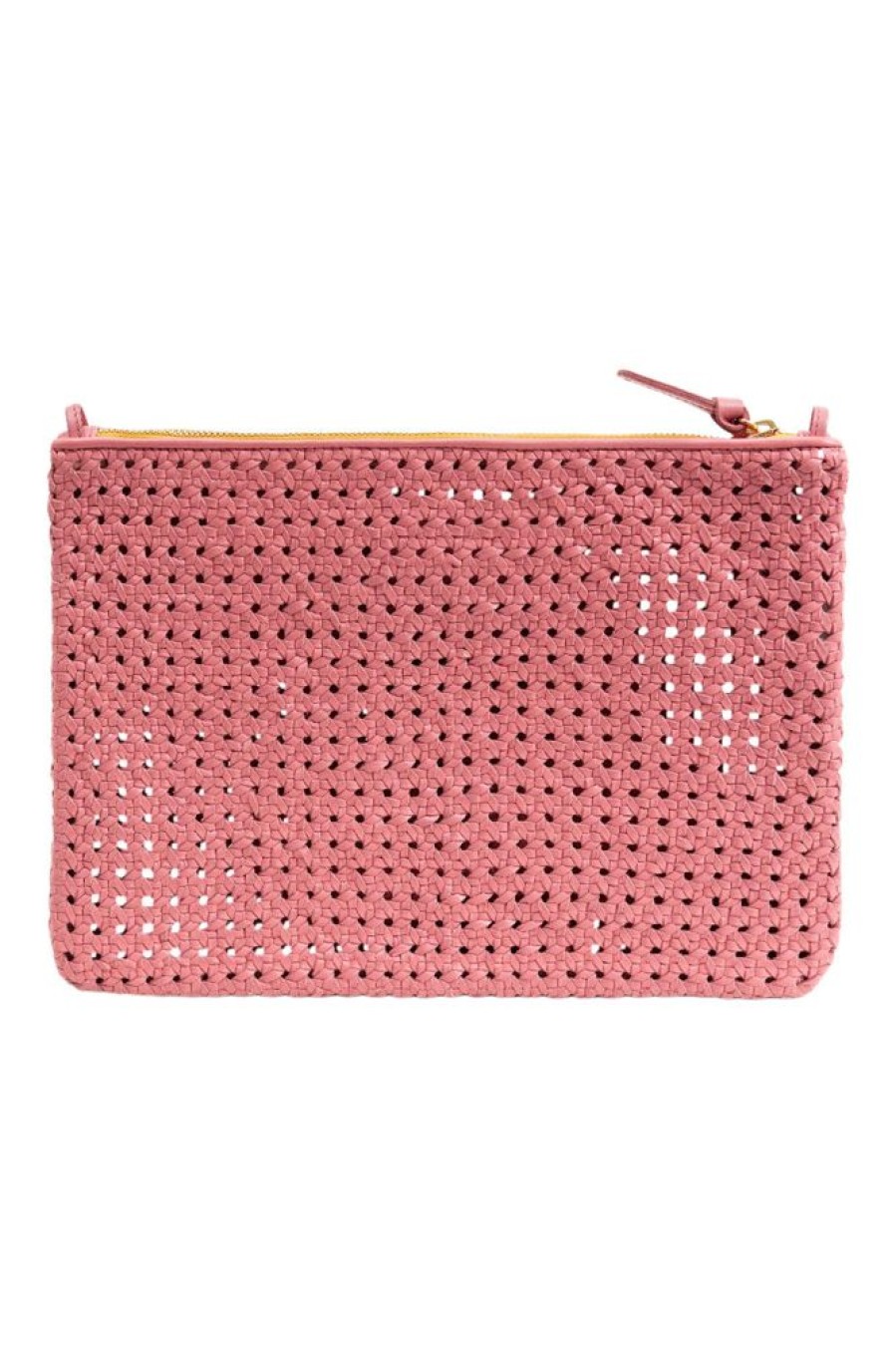 Accessories CLARE V. | Clare V. Flat Clutch With Tabs In Petal Rattan