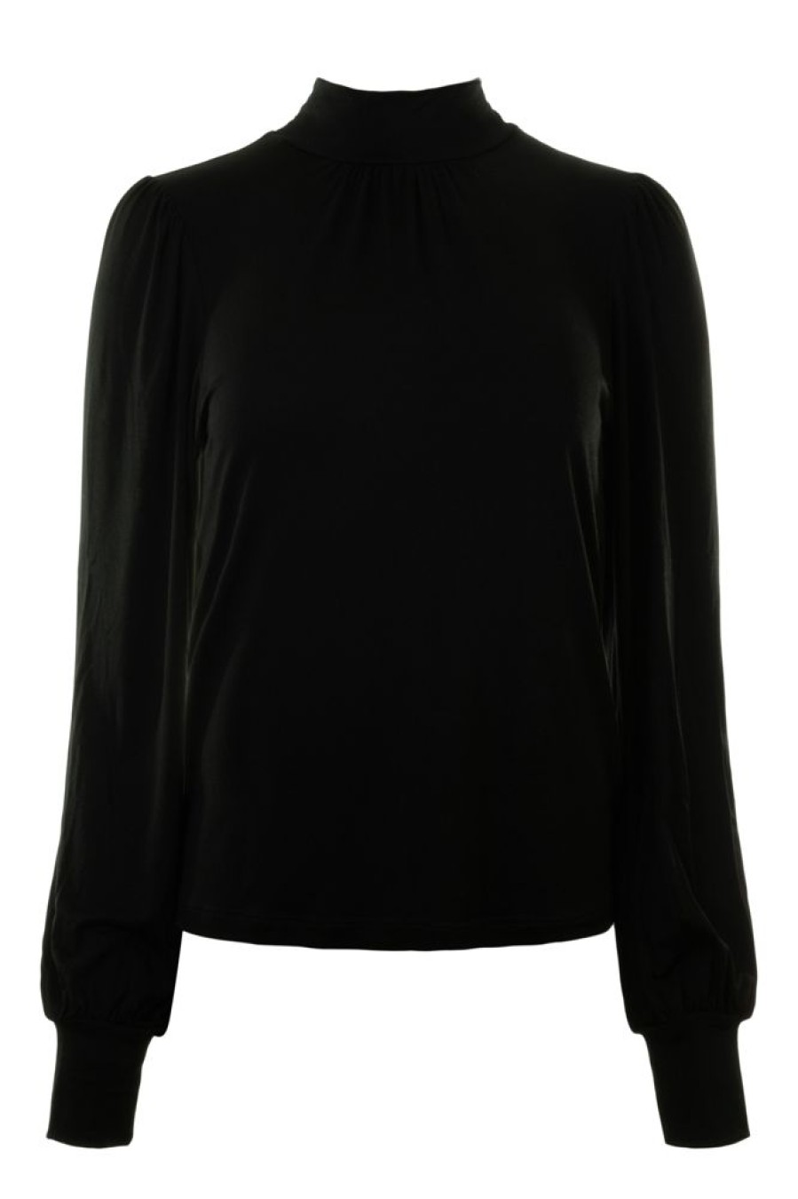 Tops MICHAEL STARS | Michael Stars Poppy Mock Neck Pullover In Black