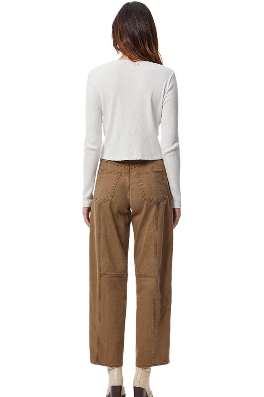 Denim Amo Denim | Amo Denim Wilma Pants In Toffee