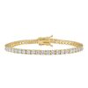 Jewelry ALEXA LEIGH FINE JEWELRY | Alexa Leigh Crystal Tennis Bracelet In Yellow Gold