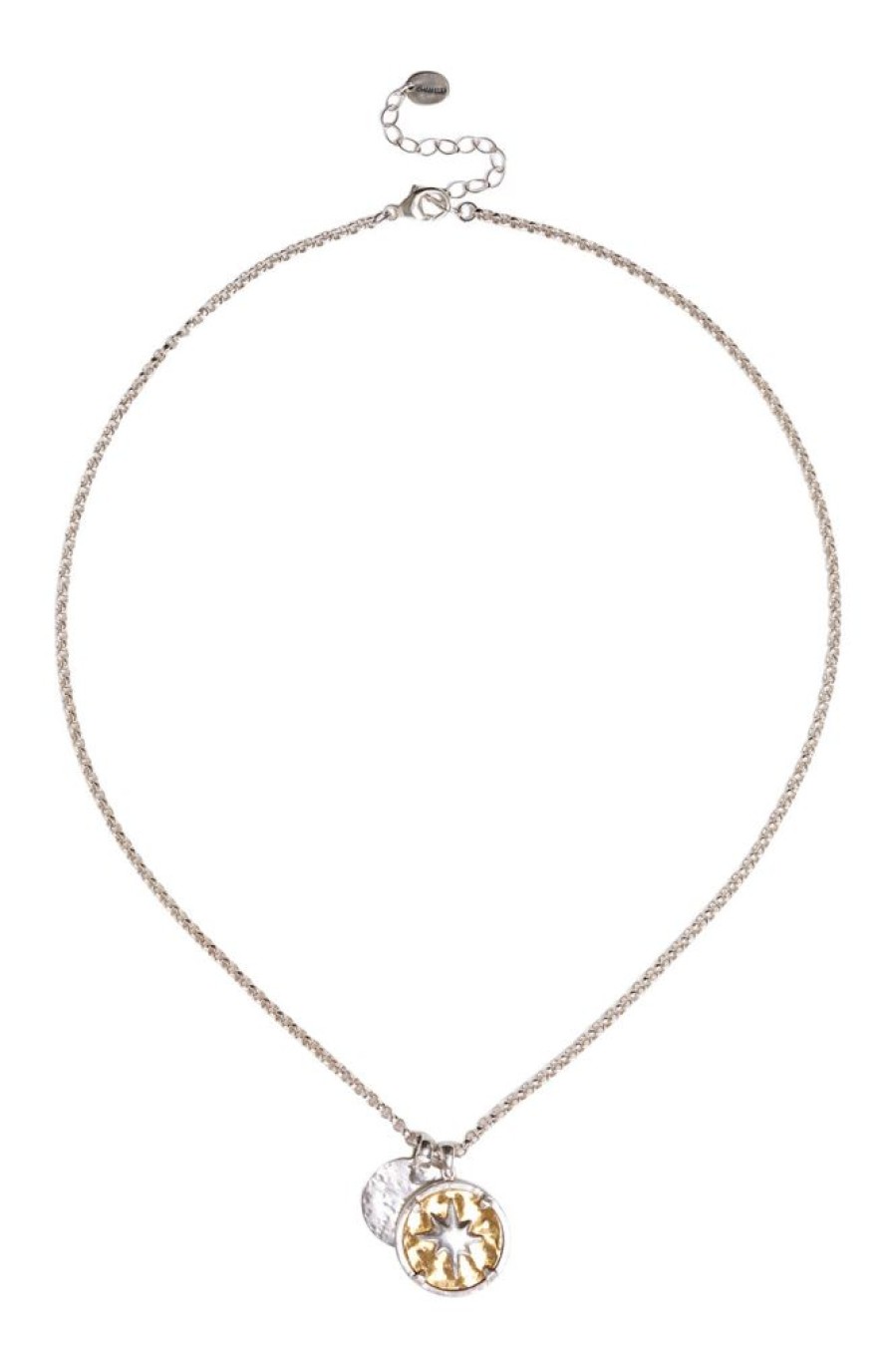 Jewelry CHAN LUU INC. | Chan Luu Beacon Charm Necklace In Silver Silver Mix