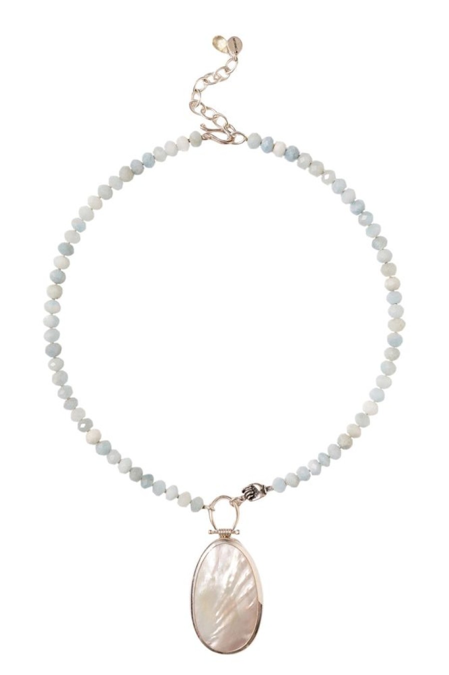 Jewelry CHAN LUU INC. | Chan Luu Silver Leon Pendant In Aquamarine