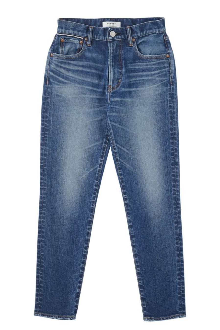 Denim Moussy Denim | Moussy Denim Ballena Skinny High Rise In Blue